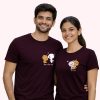 A Perfect Pair of Love maroon - theonlycouple