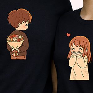 A proposal with flower thumbnail - the only couple