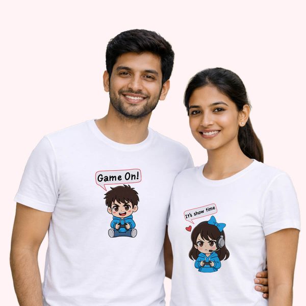 Level up your love white - the only couple