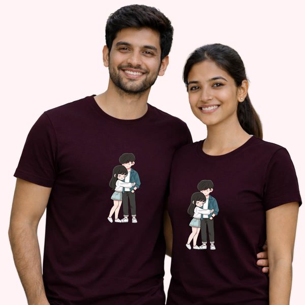 Safe in Your Arms maroon - the only couple