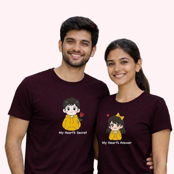 Secret to My Heart maroon - the only couple