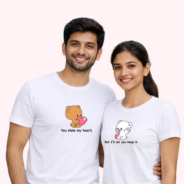 Stolen Heart, Kept Forever white - the only couple